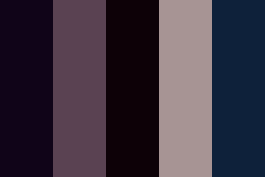 Bảng màu Moody và Gothic (Ảnh: Color Hex Color Codes).